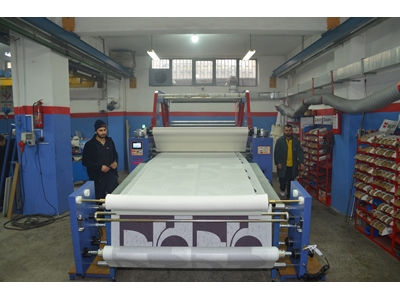 1800 mm Metraj ve Parça Kumaş Kağıt Transfer Süblimasyon Baskı Makinesi - 9
