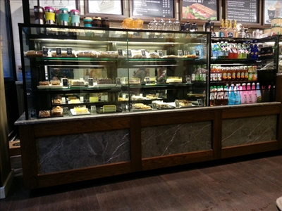 Cafeteria-Präsentationsvitrine - 1