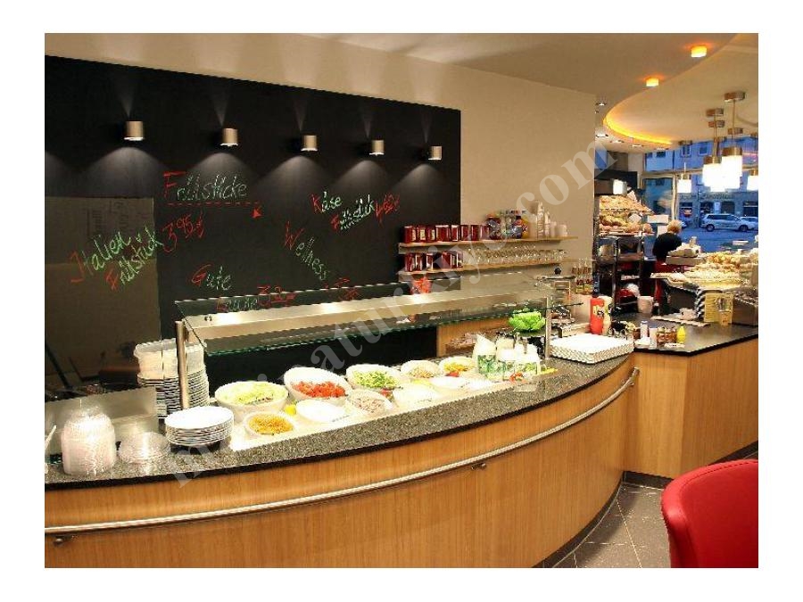 Salatbuffet-Vitrine