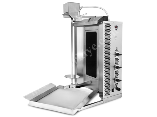 3'Lü Elektrikli Üstten Motorlu Döner Ocağı