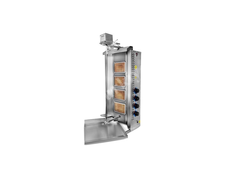 Gazlı 5'Li Üstten Motorlu Döner Makinası