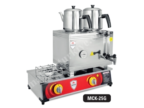 25'Lik Pleytli Gazlı Kaynaklı Çay Makinası