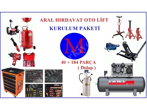 40+184 Parça Oto Servis Seti