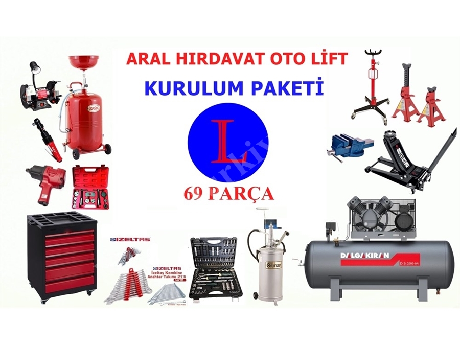 69 Parça Oto Servis Seti