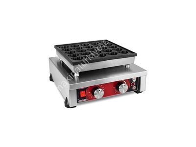 Lidless Single Heart Bubble Waffle Baking Machine - 0