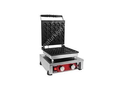 Single Bubble Waffle Baking Machine With Lid - 0