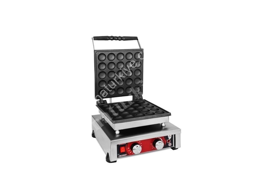 Single Round Bubble Waffle Baking Machine With Lid