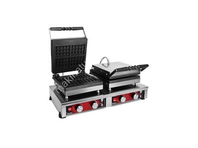 Double Square Model Waffle Baking Machine - 0