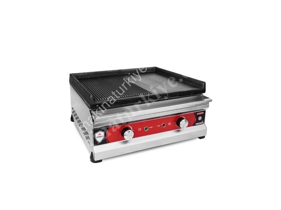 50 Cm Semi-Slotted Electric Industrial Grill