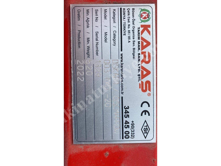 28'li Askılı Tip Goble / Diskaro