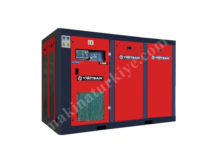 110 Kw 19,1 M3 / Dk İnvertörlü Vidalı Kompresör