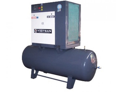 5,5 Kw 0,69 M3 / Dk Vidalı Kompresör - 1
