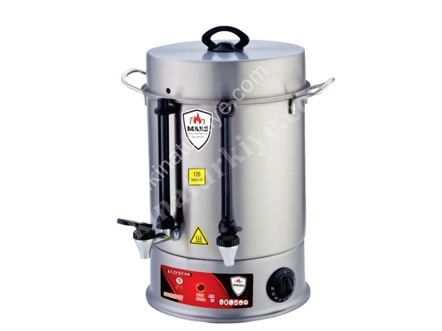 40 Cups Metal Push Tea Maker With Faucet