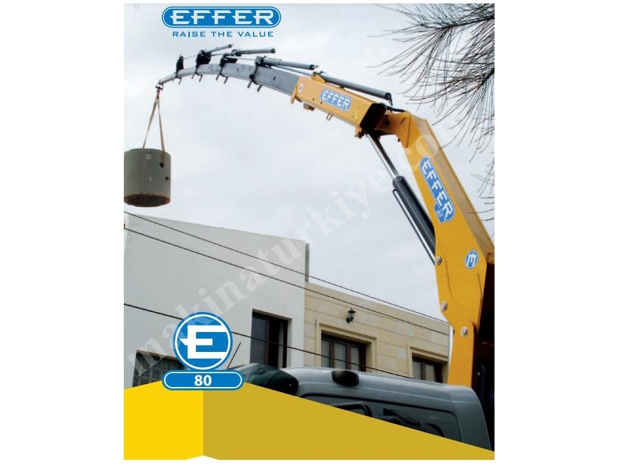 Effer 80H 2 Hidrolik Bomlu Mobil Vinç