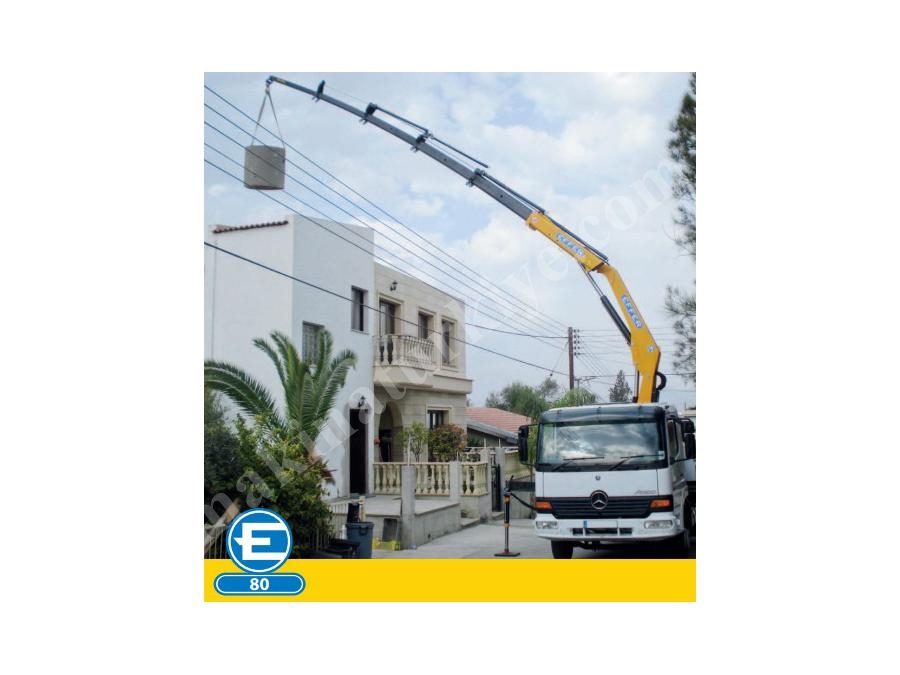 Effer 80H 2 Hidrolik Bomlu Mobil Vinç