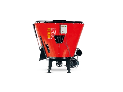 2 m3 Electric Shaft Feed Mixer - 0