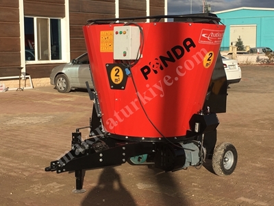 2 m3 Electric Shaft Feed Mixer - 6