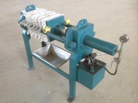 Filtre-presse d'eau usée industrielle à plaques de 250x250 mm - 10