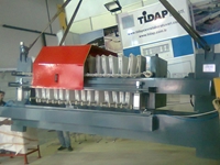 Пресс-фильтр для промышленных сточных вод, пластина 250x250 мм - 9