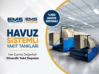 35.000 Litre Kapasiteli Taşma Havuz Sistemli Pompalı Mobil Yakıt Tankı