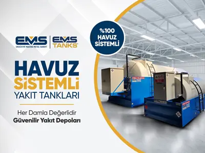 35.000 Litre Kapasiteli Taşma Havuz Sistemli Pompalı Mobil Yakıt Tankı