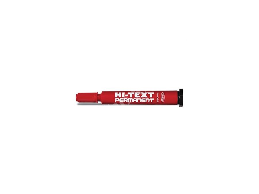 Hi*Text Markör Yuvarlak Uçlu Kırmızı 830Pb