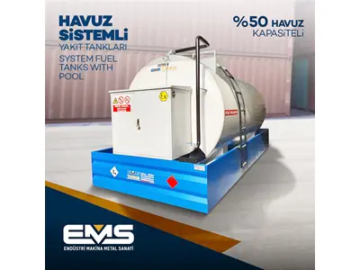 20.000 Litre Akaryakıt Tankı Havuz Sistemli