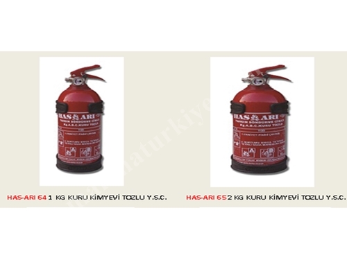 1 Kg Kuru Kimyevi Tozlu Yangın Söndürme Tüpü