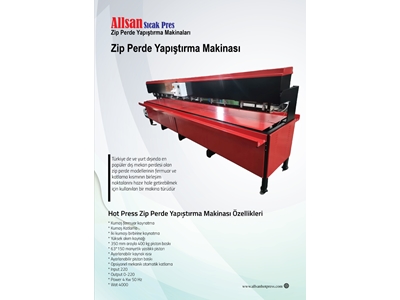 Zip-Vorhang-Klebemaschine - 1