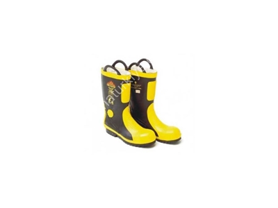 Fire Resistant Steel Toe And Steel Sole Firefighter Boots - 0