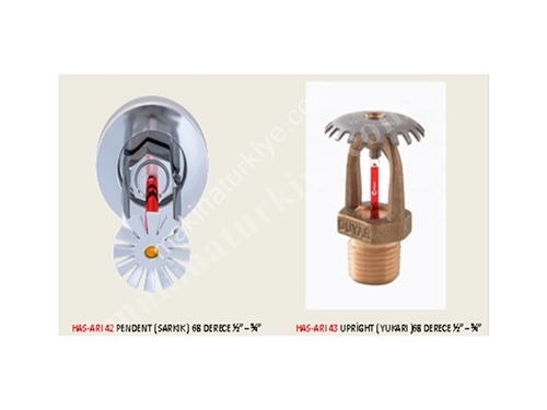 68 Degree Pendent Pendent Sprinkler Suppression System