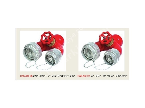 2 And ½ Fire Hose Connectors