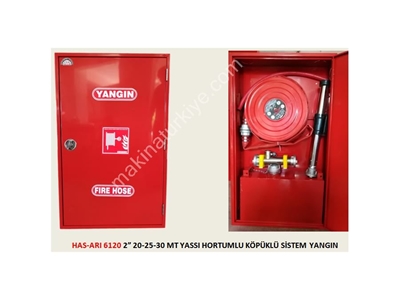 20-30 Meter Flat Hose Foam Fire Cabinet - 0