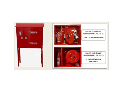 Hydrant Fire Cabinet With Flat Hose - 0