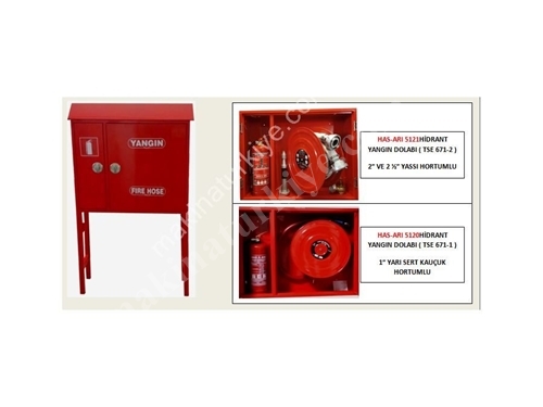 Hydrant Fire Cabinet With Flat Hose