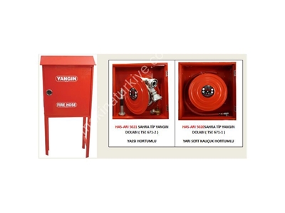 Field Type Hydrant Fire Cabinet With Flat Hose - 0