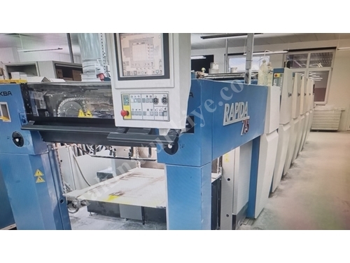 605X740 Mm 4 Renk Ofset Baskı Makinesi