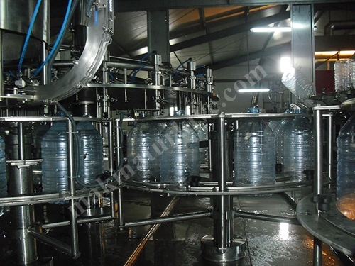 1200 Adet / Saat (5-10 Litre) Damacana Şişe Dolum Makinesi
