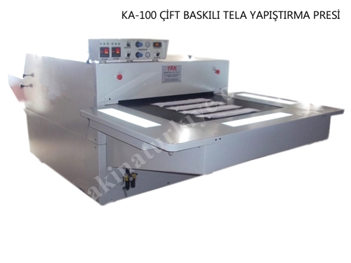 100 Cm Çift Bakılı Tela Yapıştırma Presi