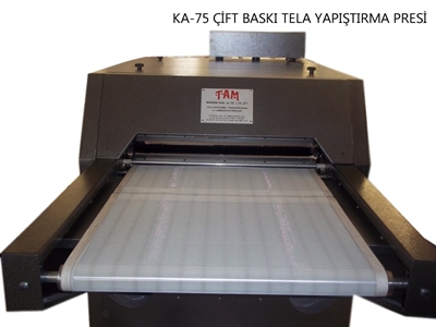 75 Cm Çift Baskılı Tela Yapıştırma Presi - 2