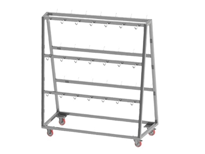 Chariot de transport de foie en acier inoxydable - 0