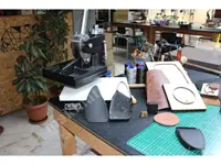 10/25 Ton Manuel Döner Başlıklı Deri Kesim Presi