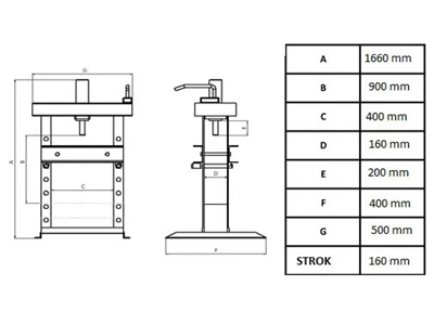 25 Ton Hydraulic Press - 1