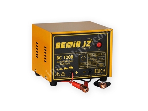 12 V 8 A Manuel Akü Şarj Cihazı