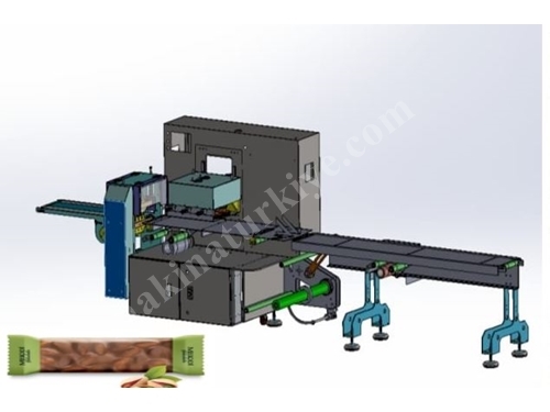 40-150 Paket/Dakika Çikolata Flowpack Paketleme Makinası