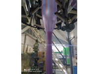 50x60 ABA C Çift Renk Plastik Film Extruder Makinası