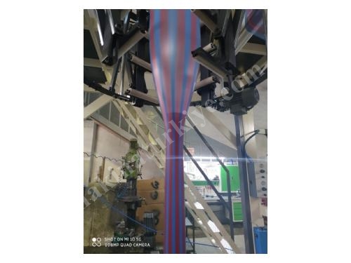 50x60 ABA C Çift Renk Plastik Film Extruder Makinası