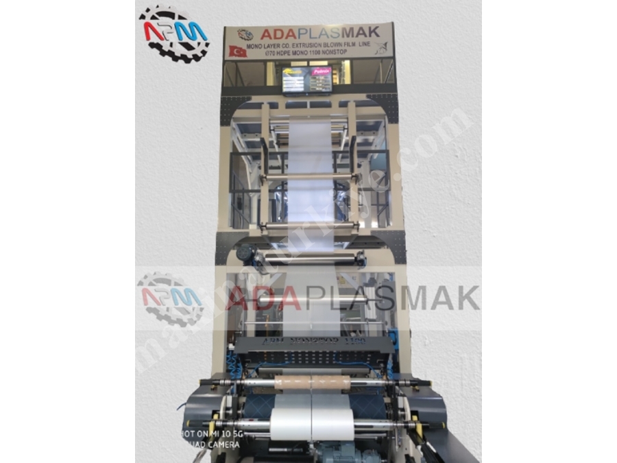 Ø70 HDPE Plastik Film Extruder Makinası