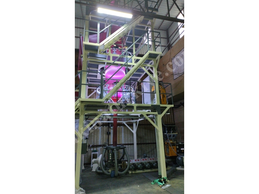 Ø90 LDPE Plastik Film Extruder Makinası