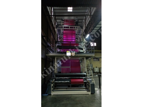 Ø90 LDPE Plastik Film Extruder Makinası